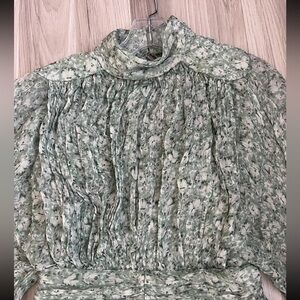 Originally $395 Shona Joy Aurore Long Sleeve Dress Thyme Size 4